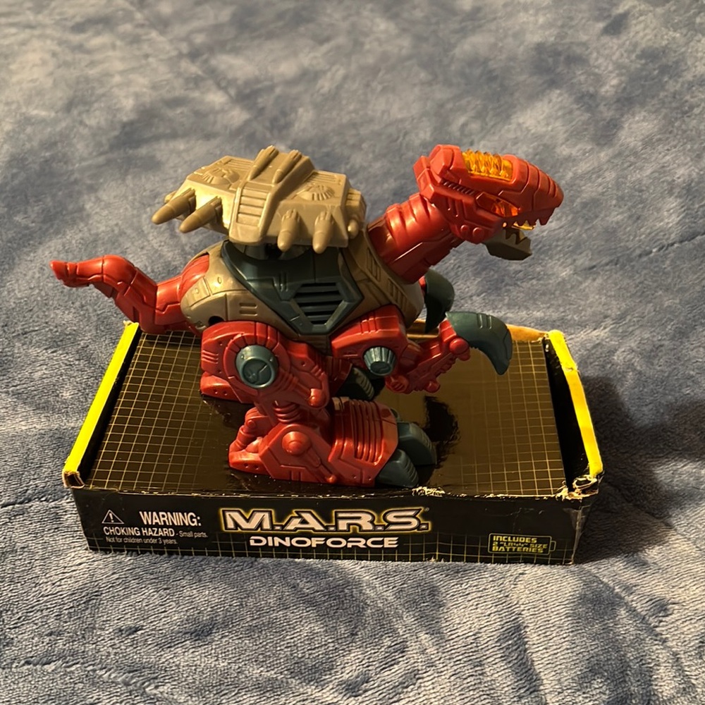 Mars Dinoforce Red and Gray Action Figure